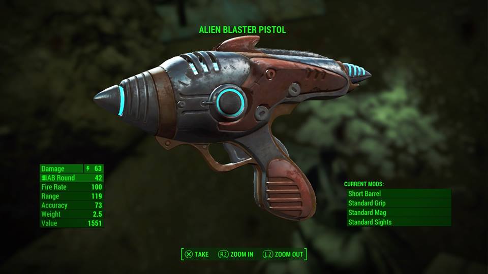 Fallout 4 Alien Blaster